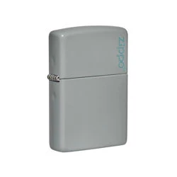 فندک زیپو کد 49452ZL FLAT GRAY ZIPPO LOGO